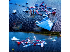 TUV taman air gergasi taman air terapung inflatables
 dari asia inflatables
