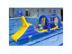 Largest Inflatable theme parks include Aqua Run Floating Water Inflatables Obstacle Course for Ultimate Enjoyment