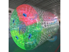 Roller air terapung yang berwarna-warni