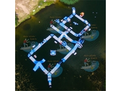 inflatable water park aqua playground peralatan permainan air kembung
 dengan jaminan 3 tahun
